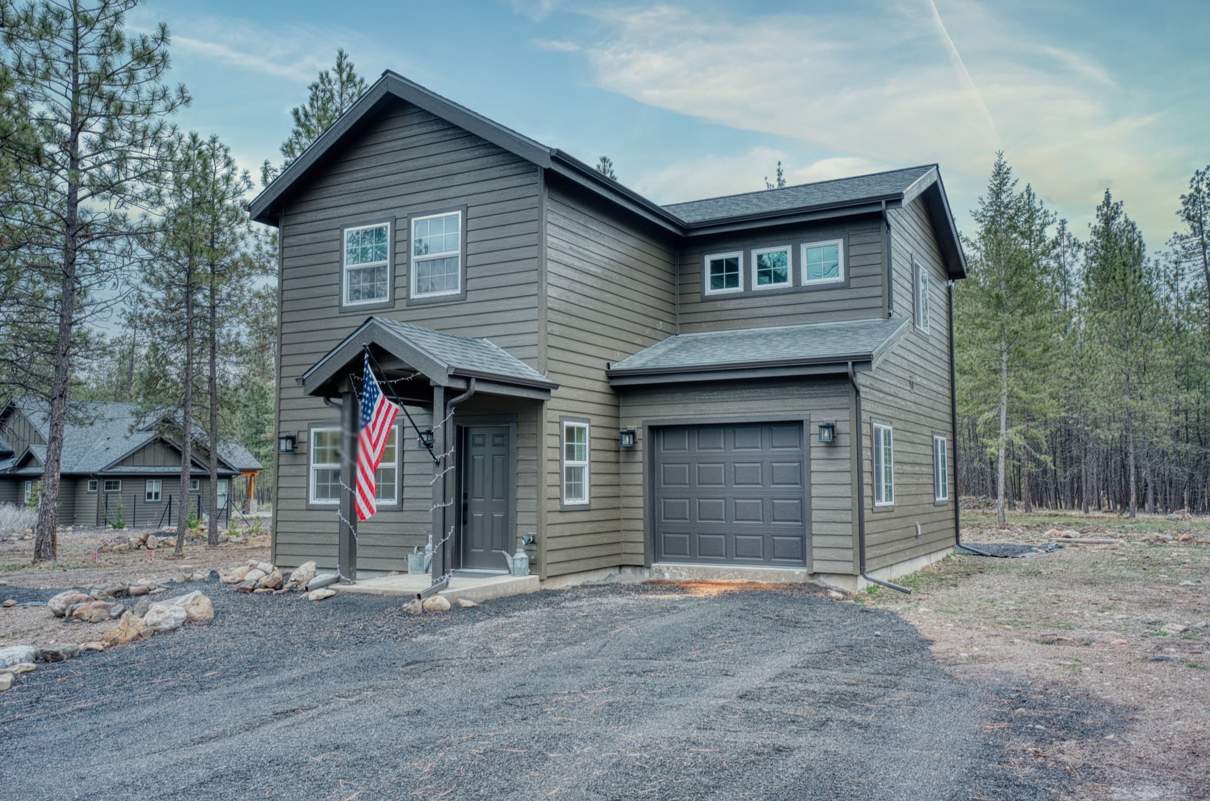 Brio Exteriors roofing and siding project — a custom home in the Inland Northwest